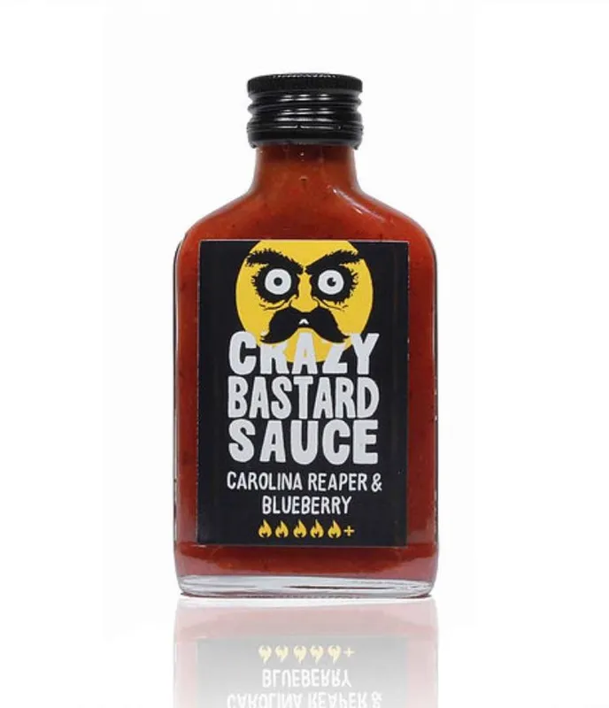 BLACK - Carolina Reaper & Blueberry Hot Sauce (Heat Level 10)