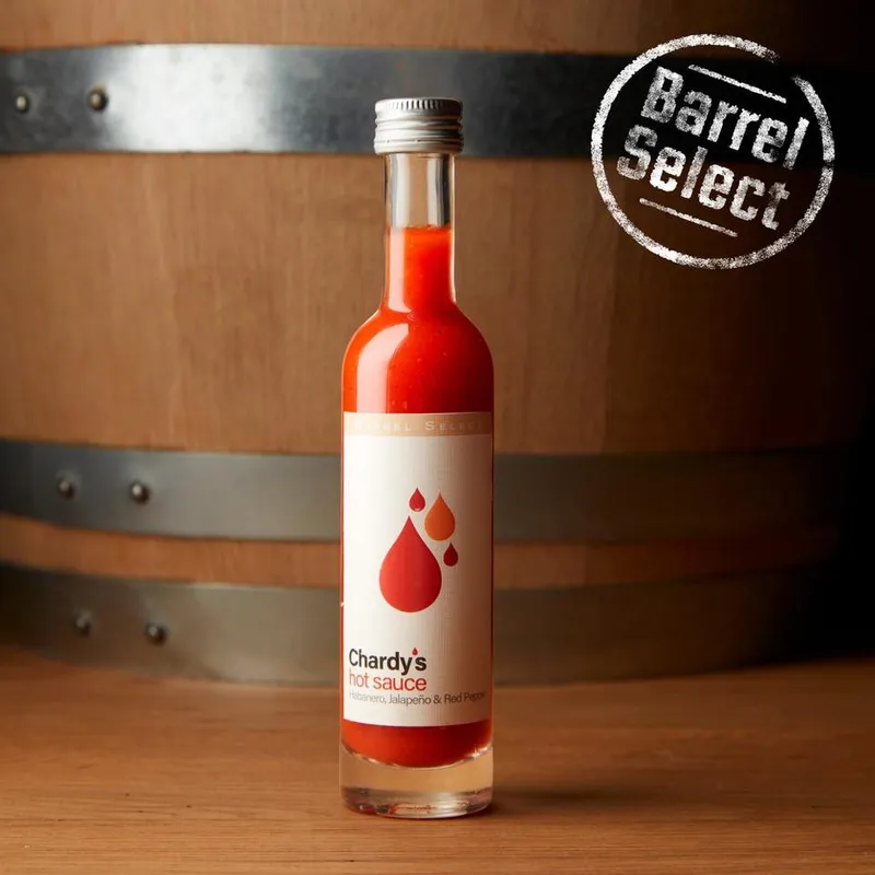 Chardy's Hot Sauce - Habañero, Jalapeño & Fire Roasted Red Pepper (Heat Level 8)