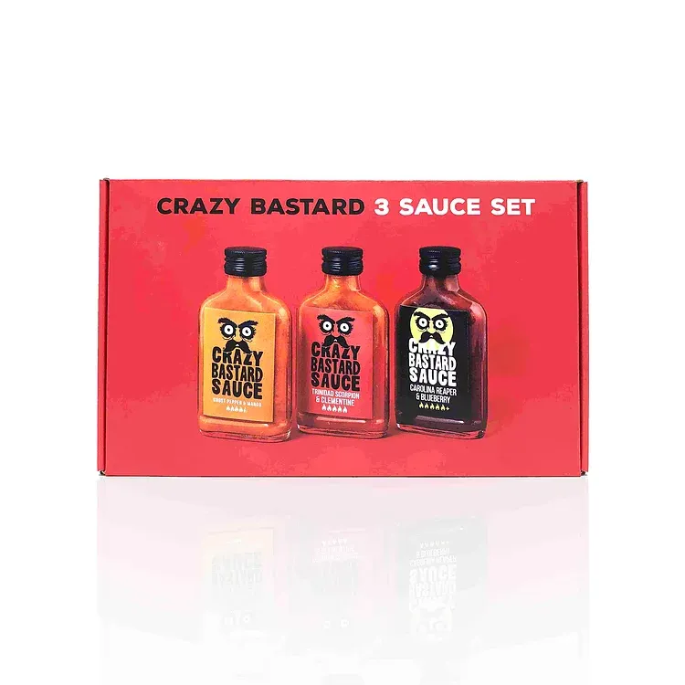 Crazy Bastard HOT BOX - x3 Hottest (Heat Level 10)