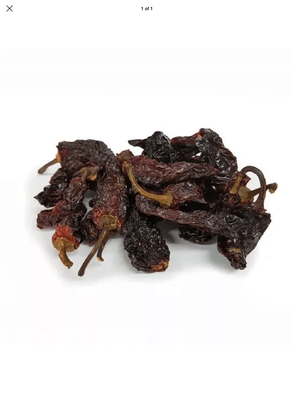 Mexican Smoked Chipotle Dried Pods (2500 - 8000 Scoville Heat units)
