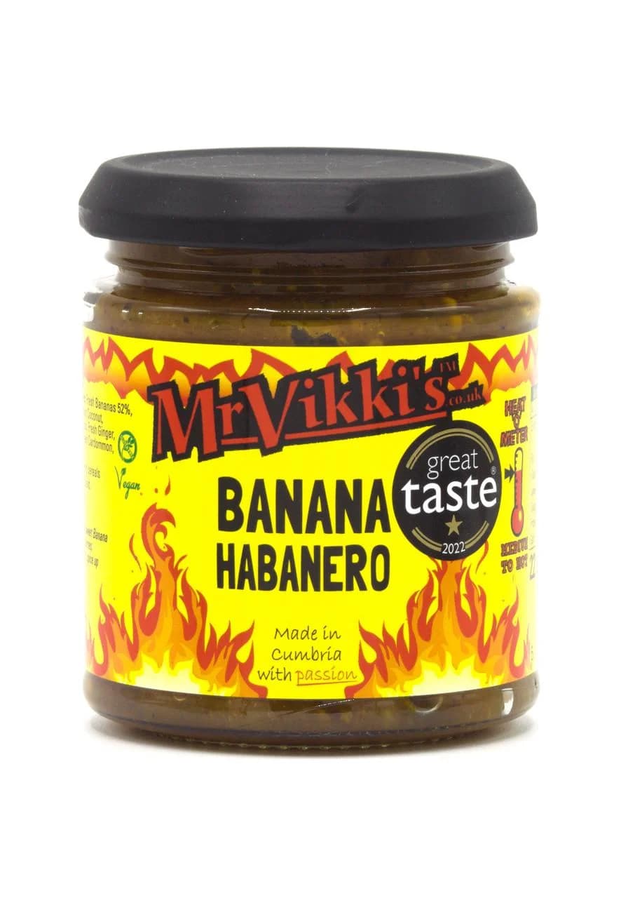 Mr Vikki’s - Banana Habanero Chutney (Heat Level 5)